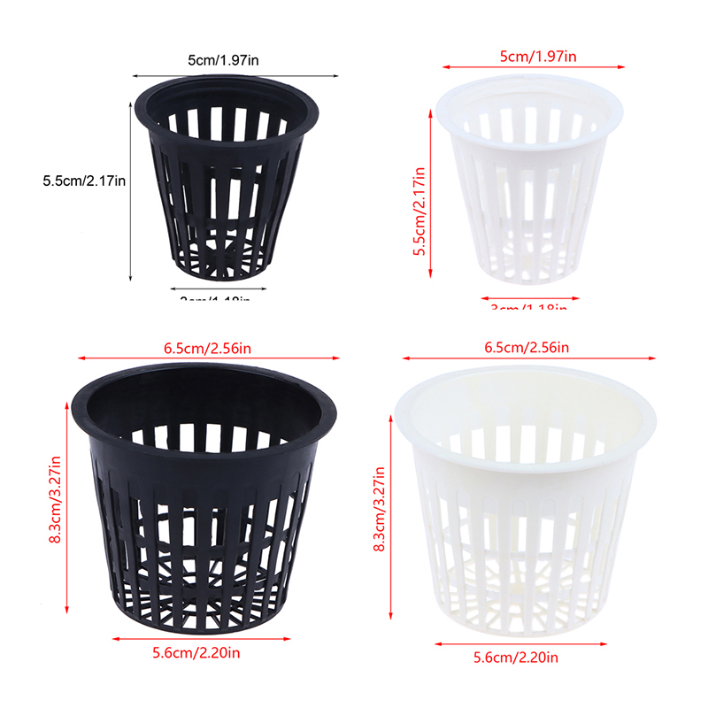 Net Pot 3 Inch - △ 10 Stuks 2Inch3 Inch Groeien