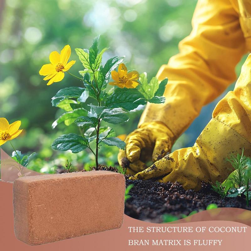 Coco Coir Block - Biologische kokosnoot voor planten Coco-kokosblok Oppotten