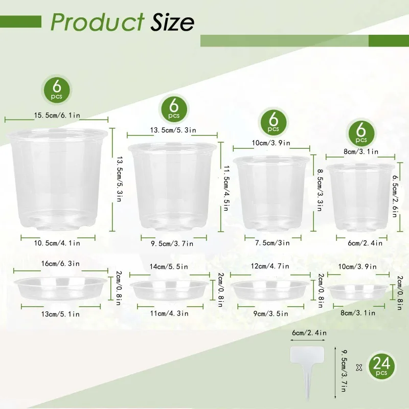 72 stks/set Clear Kwekerij Pot - Net Pot 3 Inch recensie en prijs